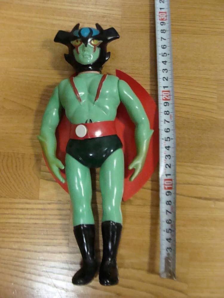 昭和レトロ 激レア当時物 デビルマン 面取れマスク取れ パチソフビ