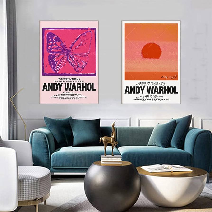 Amazon.co.jp: Andy Warholアンディウォーホル絵画インテリアカラフル