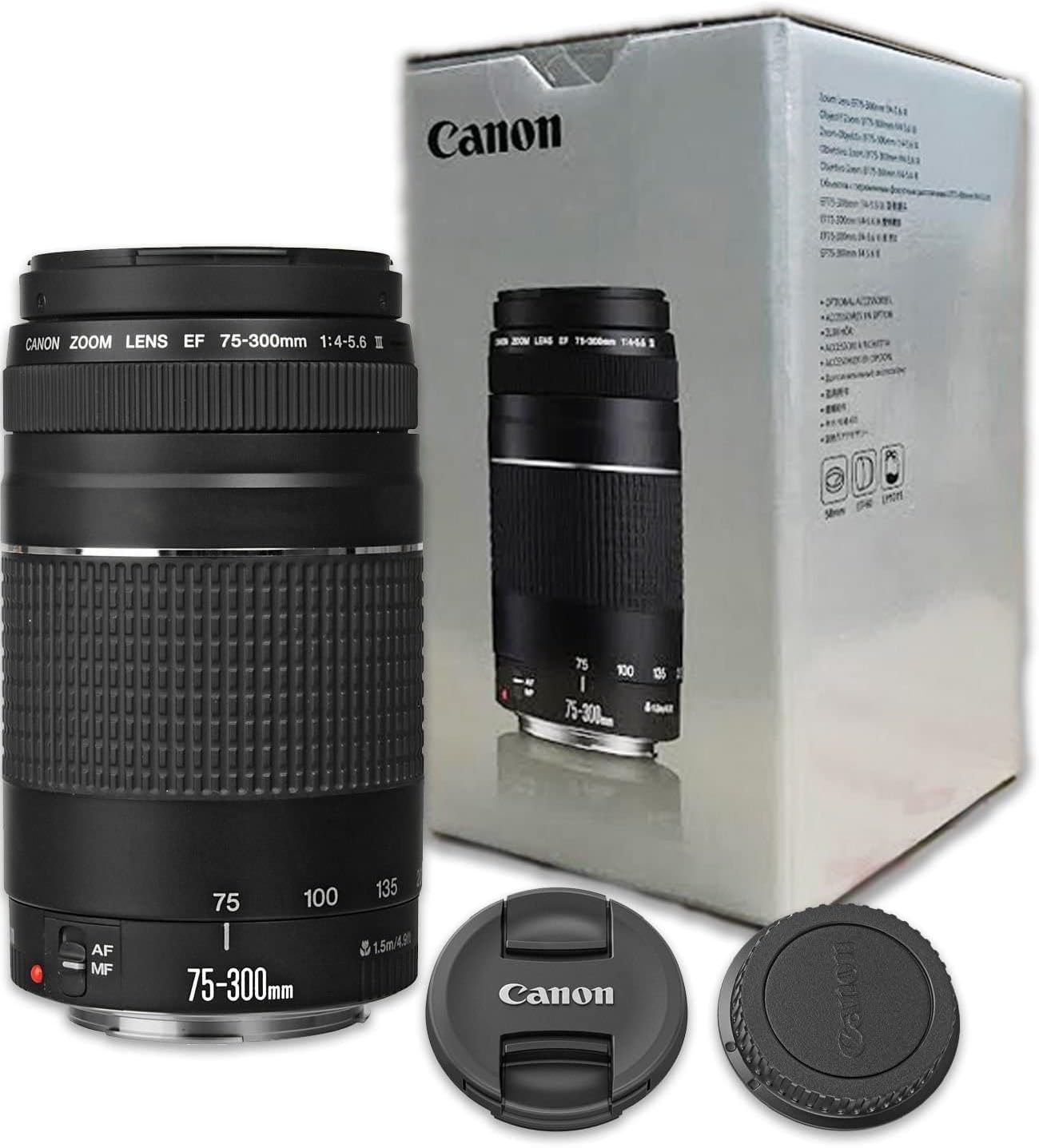 Amazon.com : Canon Ef 75-300mm F/4-5.6 III Telephoto Zoom Lens for