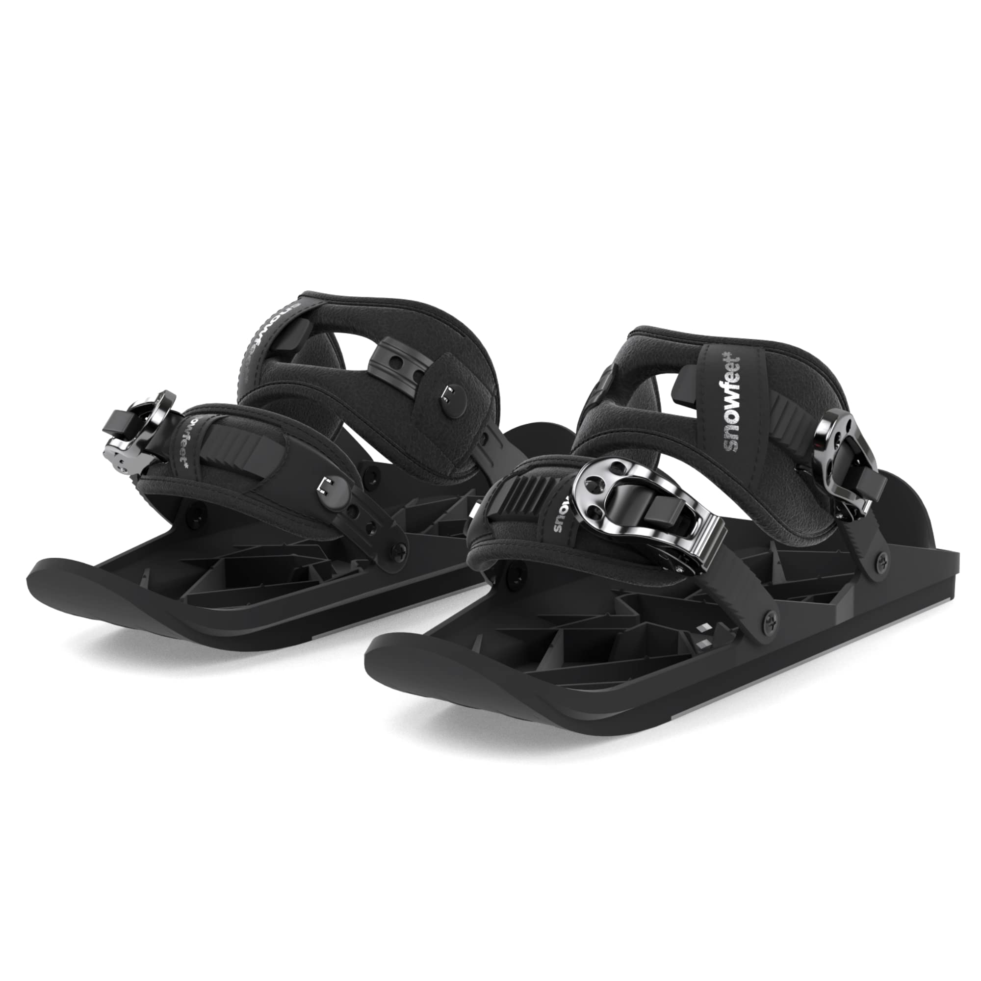 Amazon | SNOWFEET X - Mini Ski Skates for Snow The Short Skiboard