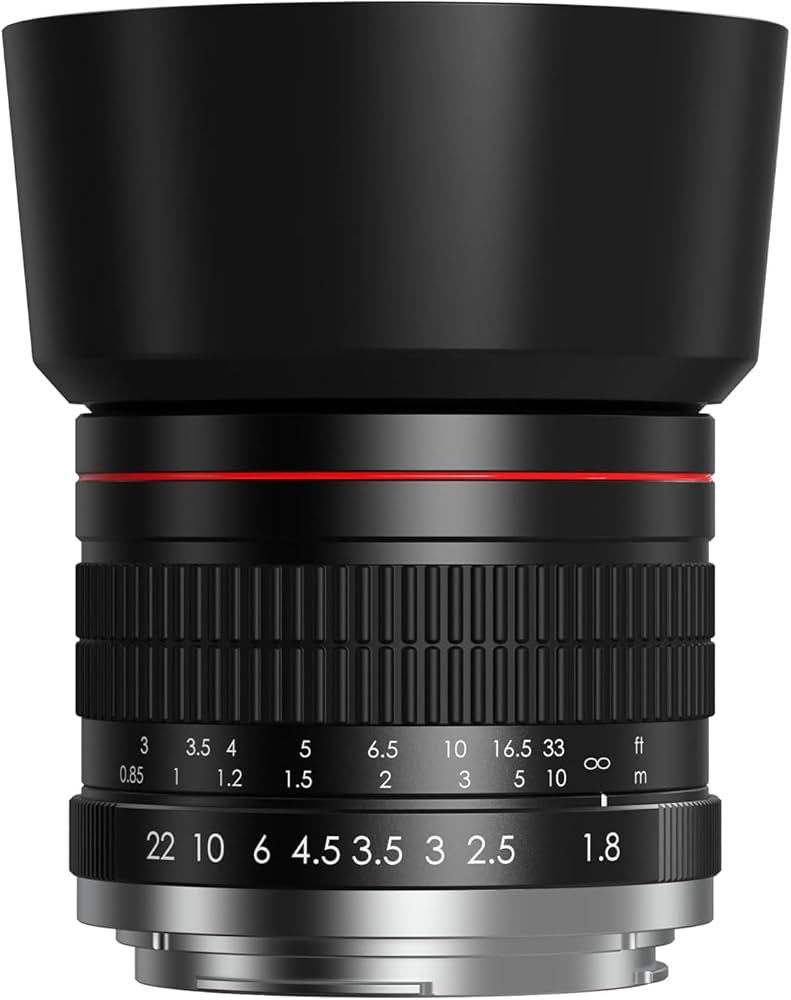 Amazon.co.jp: Lightdow for Canon EFレンズ 85mm F1.8 大口径レンズ単