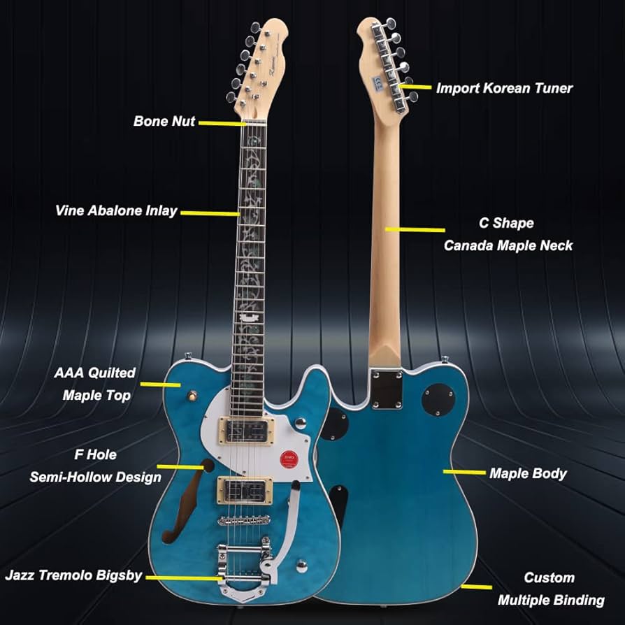 Amazon | ZUWEI tele カスタムショップシリーズテレキャスター