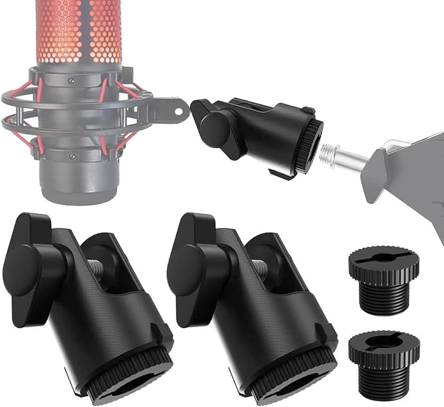 Amazon | マイクマウントアダプターアクセサリー Hyperx Quadcast Boom