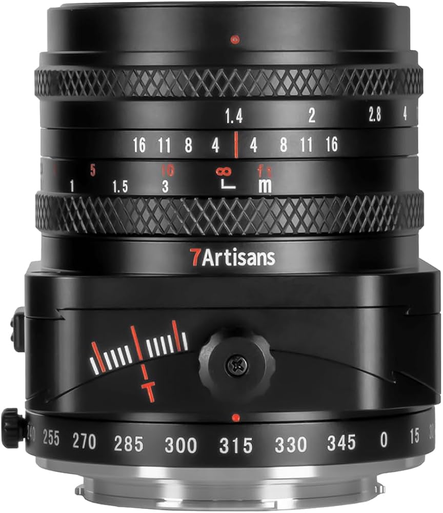 Amazon.co.jp: 7artisans 七工匠 Tilt-Shift 50mm F1.4 APS-C E