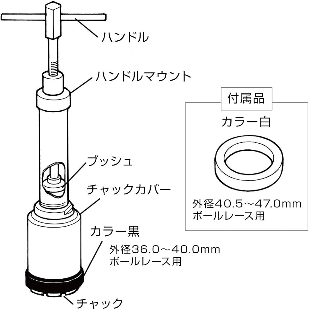 Amazon | ホーザン(HOZAN) ボールレースリムーバー 適応サイズ:1