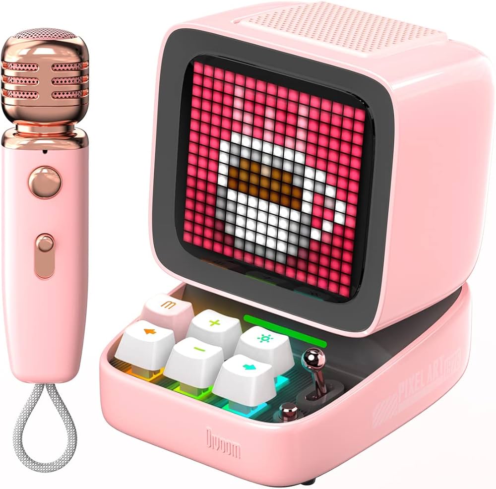 Amazon.co.jp: Divoom Ditoo-Mic ワイヤレスBluetoothスピーカー