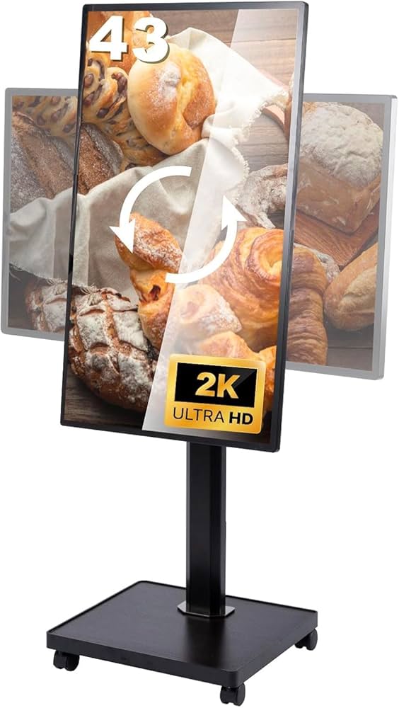 Amazon.co.jp: 看板 デジタルサイネージ 43インチ 自立型スタンド