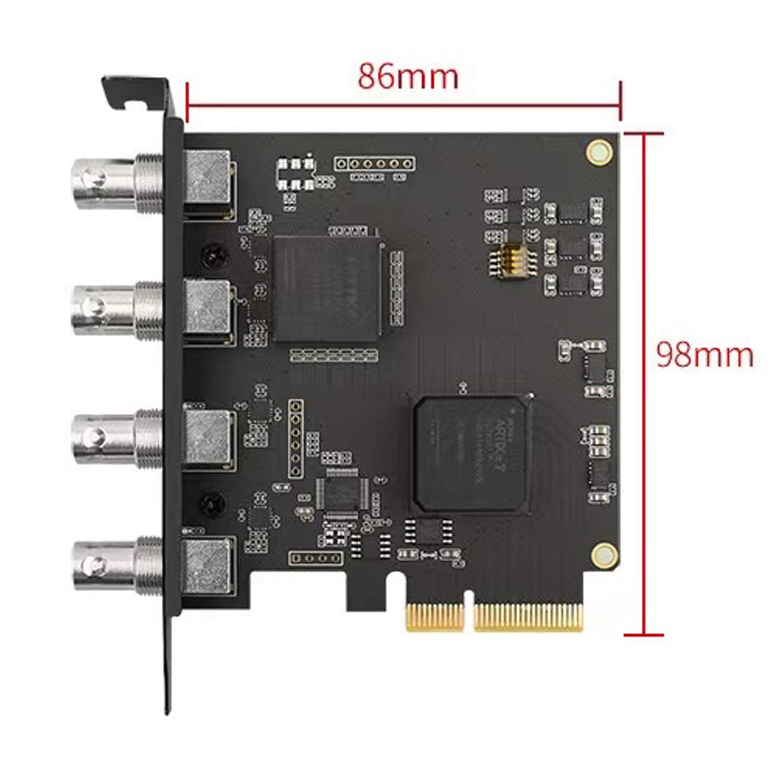 Amazon.co.jp: ELECABLE Quad SDI PCIe ビデオキャプチャカード 4