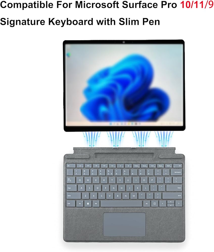 Amazon.com: Anglepingping Pro 10 Signature Keyboard with Slim Pen