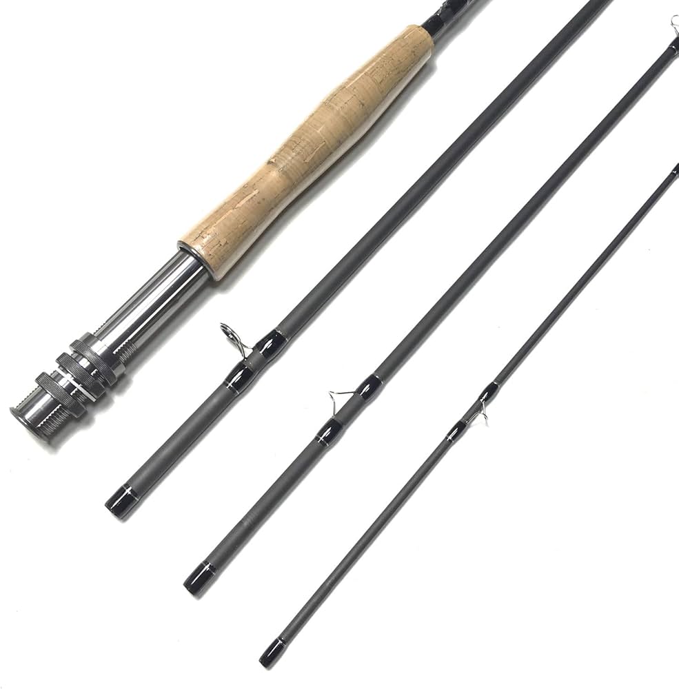 Amazon | 9フィート フライロッド 4ピース 5番 6番 #5/6 フライ ロッド