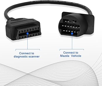 Amazon.com: PARANNIC OBD1 to OBD2 Adapter Cable for Mazda Vehicles