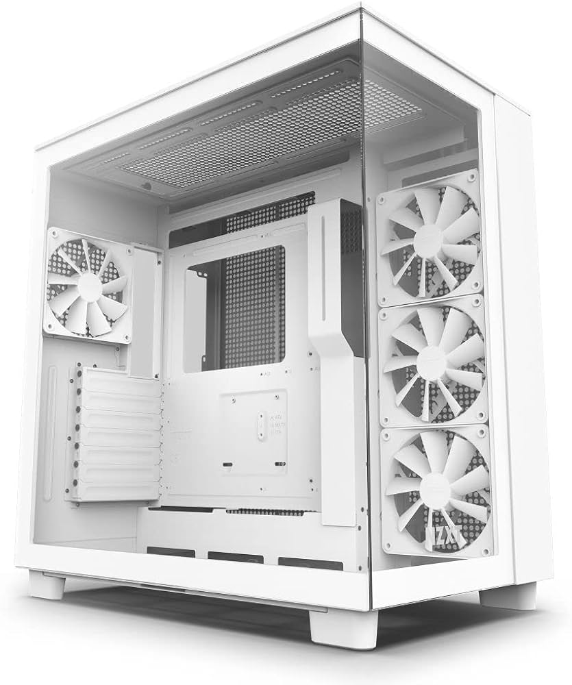 Amazon.co.jp: NZXT H9 Flow 2層構造 ミドルタワー PCケース 2面 強化