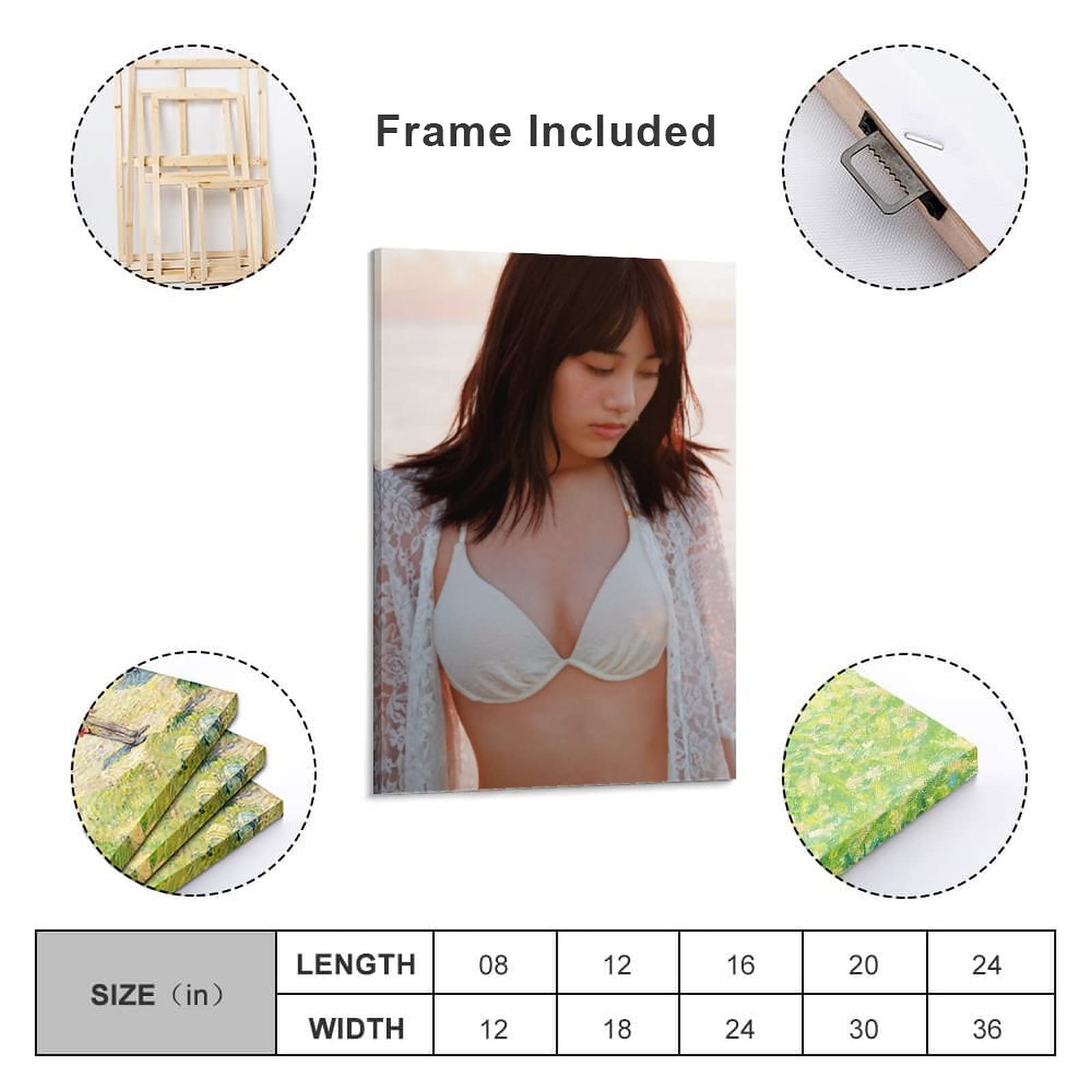 Amazon.co.jp: 伊藤美来 声優 歌手 水着セクシー写真 可愛い壁飾り