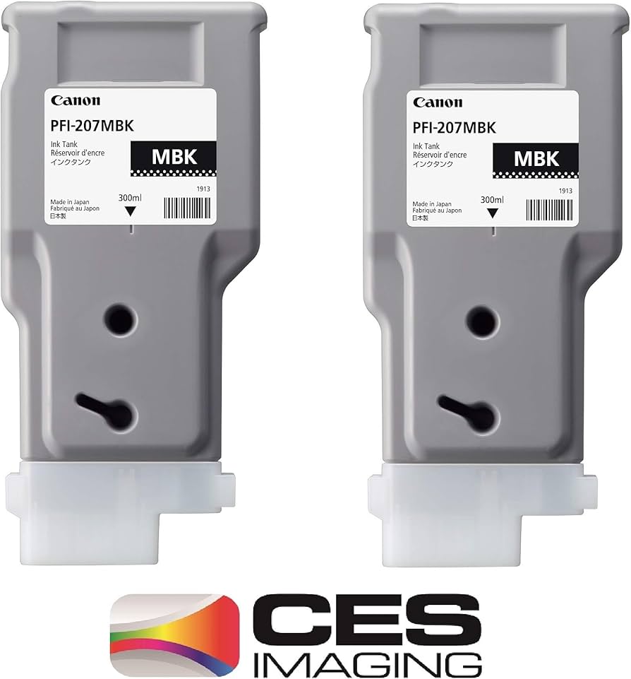 Amazon.co.jp: Canon 2 - Pack pfi-207mbk 300 ml????????????????by