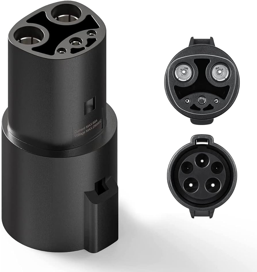 Amazon.co.jp: SAEJ 1772-テスラ充電アダプター、テスラ電気自動車充電