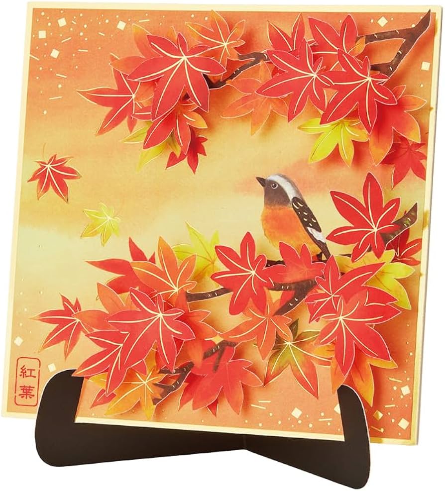 Amazon.co.jp: サンリオ(SANRIO) メッセージカード 秋 紅葉色紙