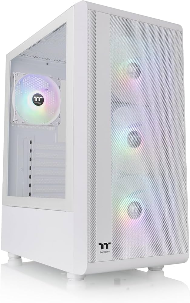 Amazon | Thermaltake S200 TG ARGB Plus Snow Edition ミドルタワー
