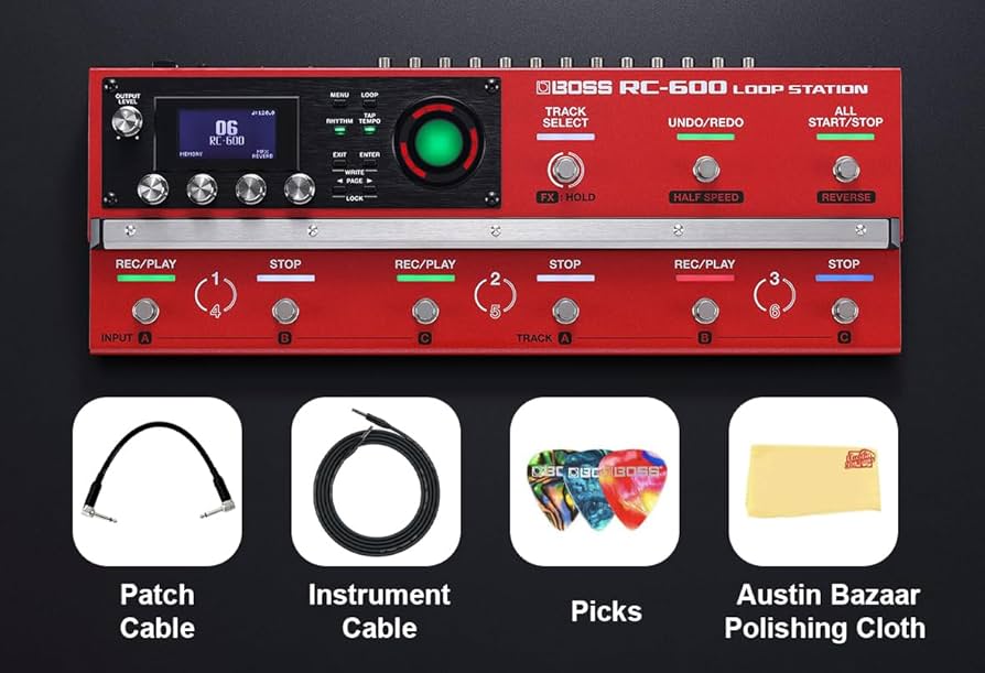 Amazon.com: Boss RC-600 Loop Station Pedal Bundle with Gearlux