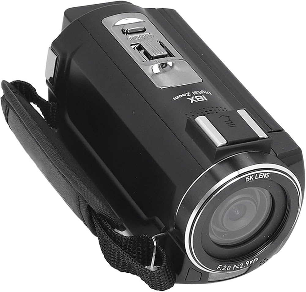 Amazon | 5Kデジタルビデオカメラ、18X光学ズーム付き56MPビデオカメラ