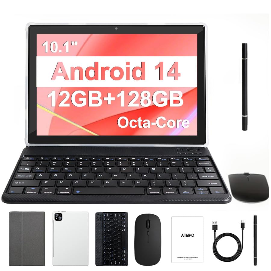 Amazon.co.jp: ATMPC タブレット、10インチ Android 14 タブレット