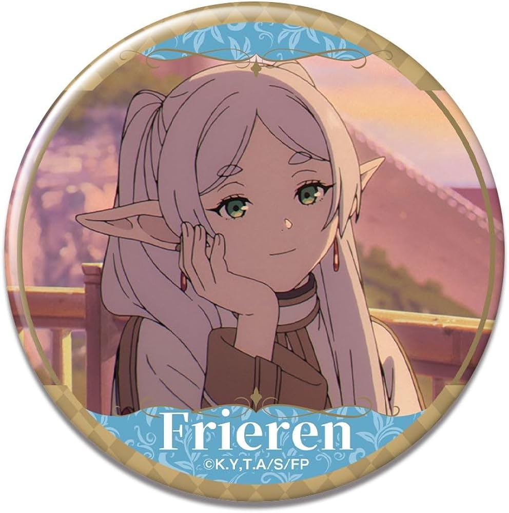 Amazon | 葬送のフリーレン 缶バッジ フリーレン H KBAN-F006-m08