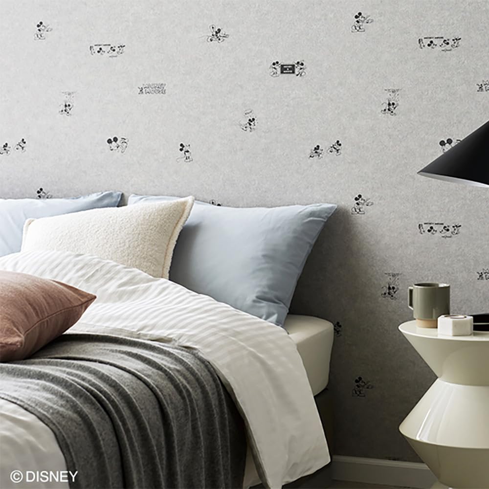 Amazon | 壁紙屋本舗 のりなし 壁紙 クロス ディズニー ミッキー
