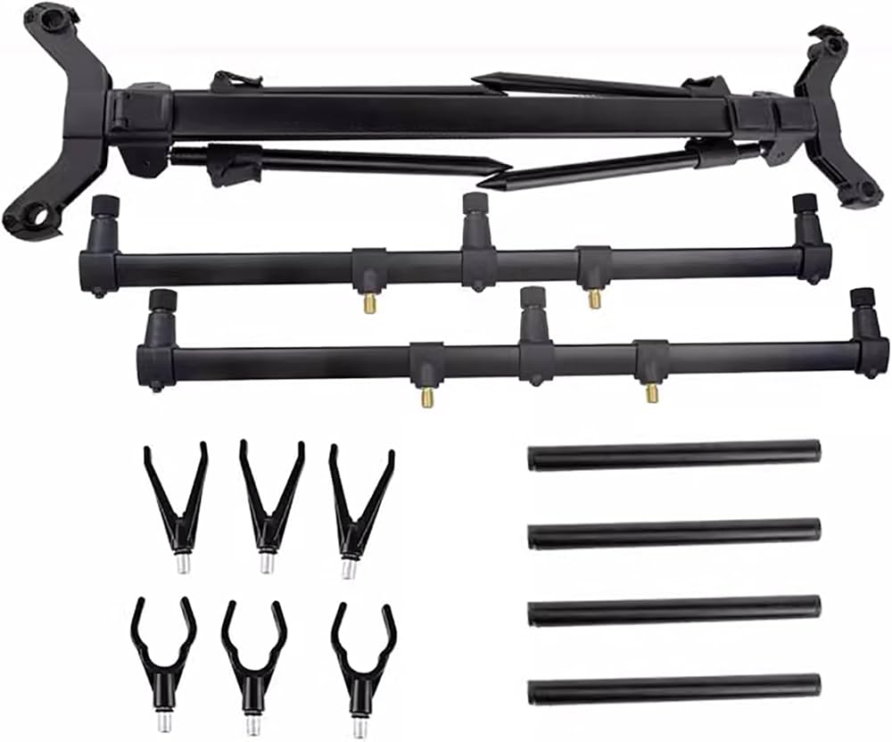 Amazon | 釣り竿スタンド鯉低ポッド鯉の粗い釣りポッドの完全に調整