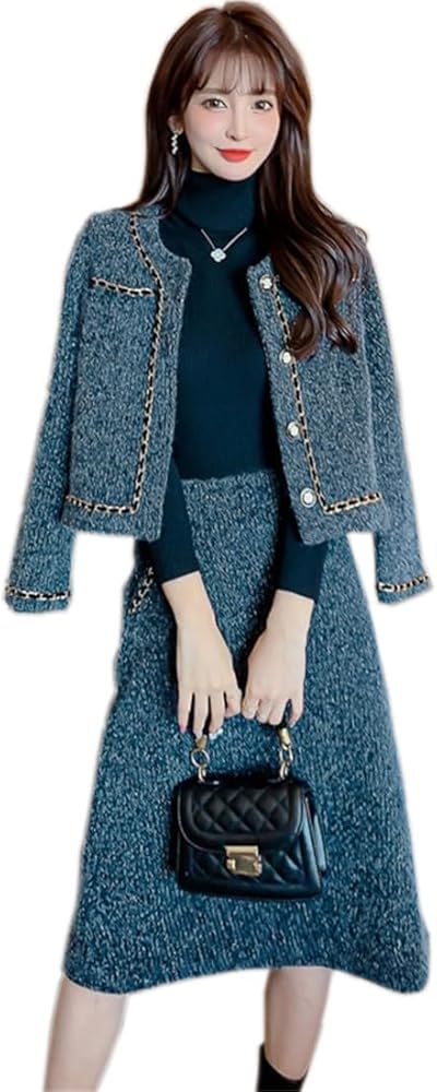 Amazon | [BLZXIAN] セットアップ レディース 2点セット スカート