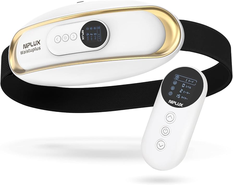 Amazon | NIPLUX WAISTUPLUS 腰 EMS 温熱 腰ベルト リフレッシュ 株式