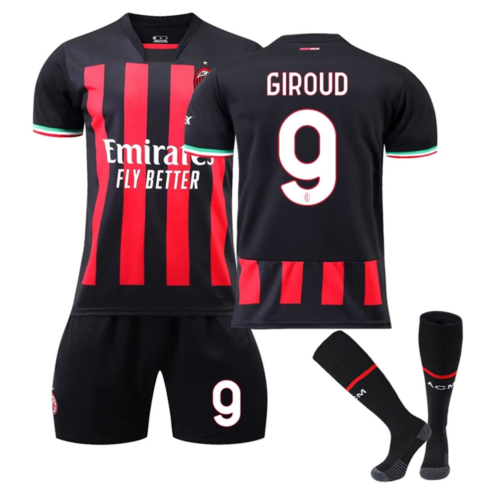 Amazon.co.jp: ジルー ユニフォーム Giroud 背番号9 22-23 ACミラン