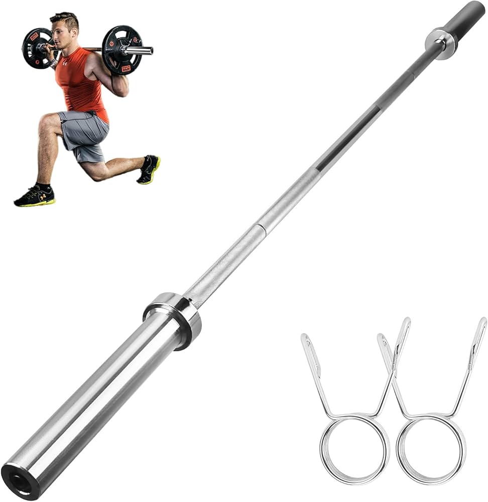 Amazon | ARUMIN バーベルシャフト 180cm カラー付き 260KG対応