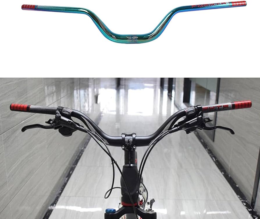 Amazon.co.jp: 自転車ハンドルバー ライザーハンドルバー アルミ合金