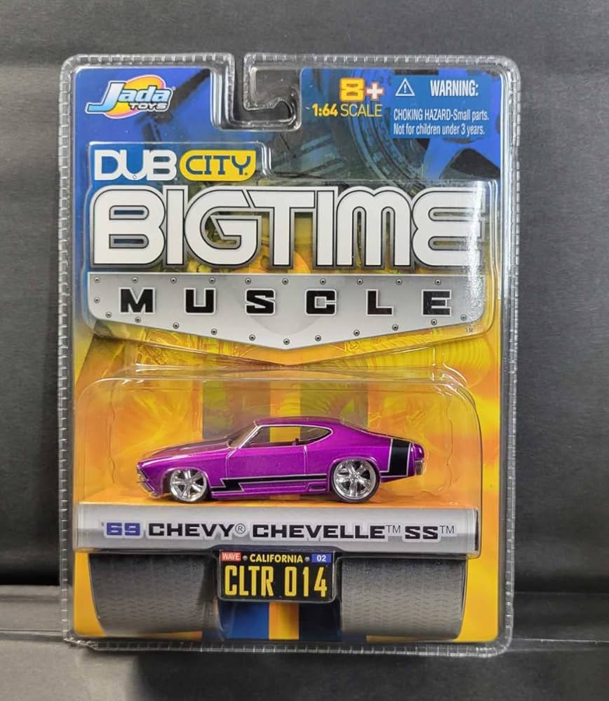 Amazon | 1/64 jada toys dub city ミニカー bigtime muscle '69 chevy