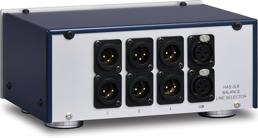 Amazon.co.jp: オーディオデザイン バランスラインセレクター HAS-3LB