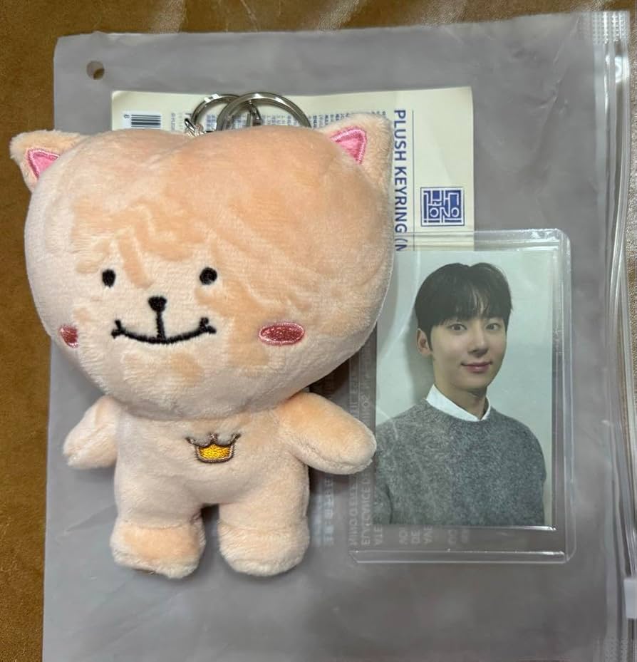 Amazon.co.jp: ファンミンヒョン キーリング ファンドにゃん : おもちゃ