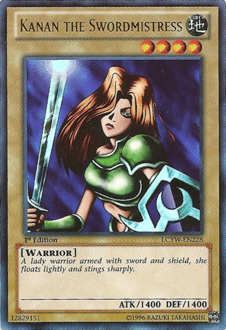 Amazon.com: YU-GI-OH! - Kanan The Swordmistress (LCYW-EN228