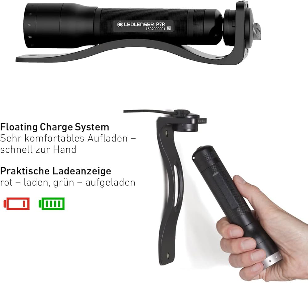 Amazon | Ledlenser(レッドレンザー) P7R LEDフラッシュライト USB充電