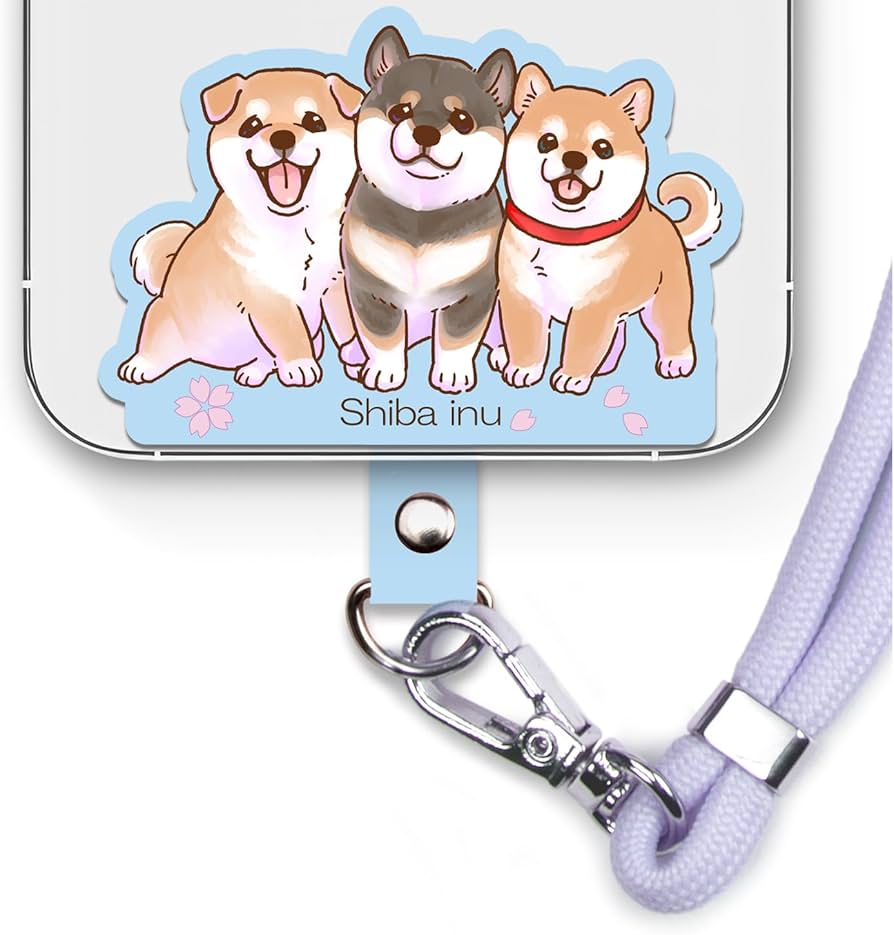 Amazon.co.jp: 柴犬 【笑顔が楽しく可愛いわんこイラスト】 スマホ