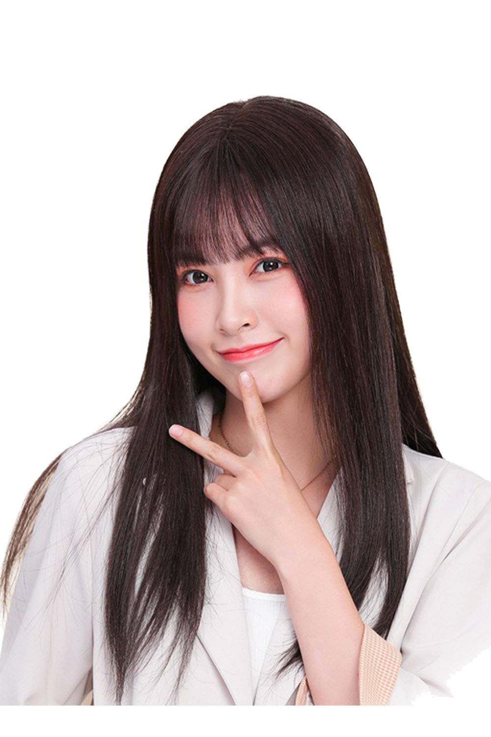 Amazon.co.jp: HIYE 人毛100% 超ロング フルウィッグ かつら おしゃれ