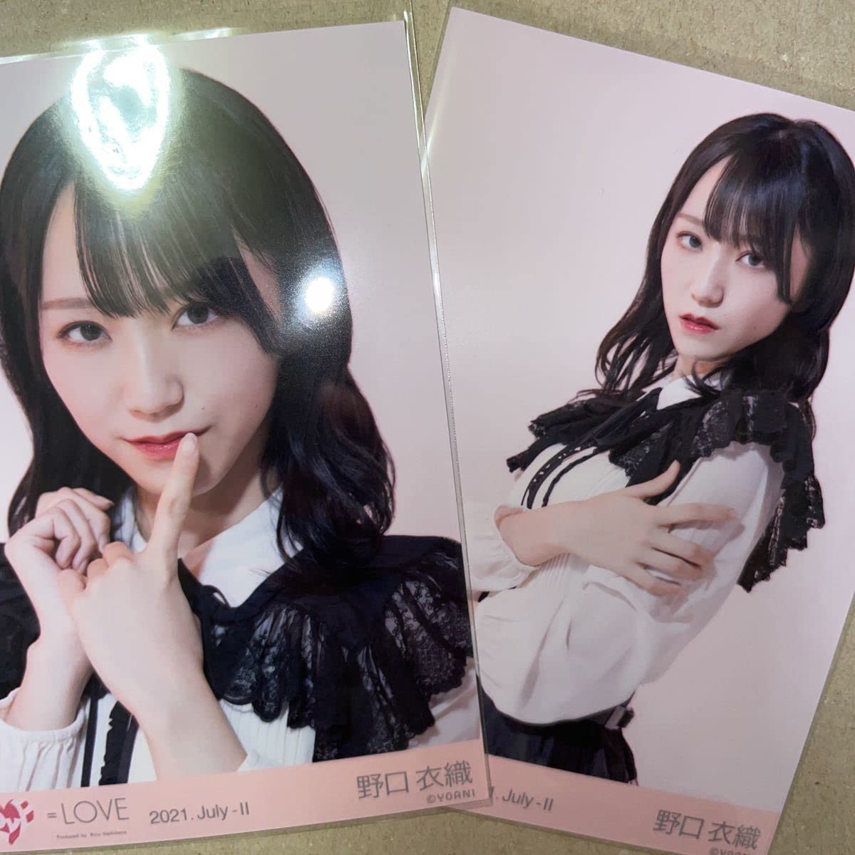 Amazon.co.jp: 野口衣織 セミコンプセット ＝LOVE 生写真 セノビー