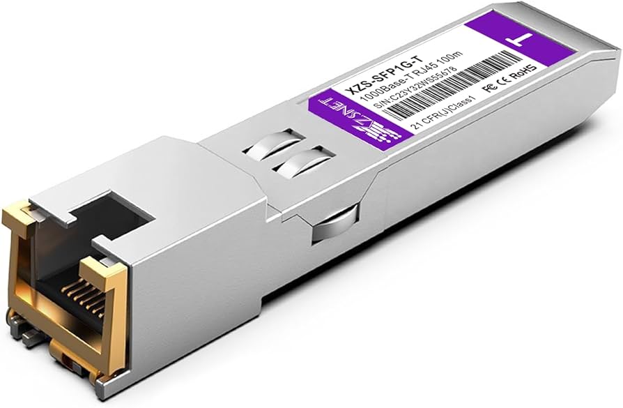 Amazon.com: XZSNET 1000BASE-T SFP Transceiver, SFP to RJ45, 1.25G