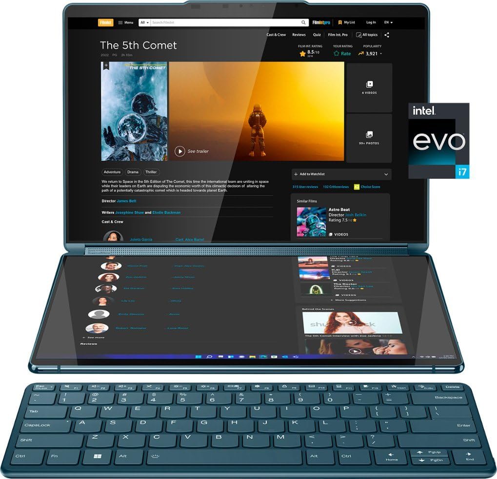 Amazon.com: Lenovo Yoga Book 9i 2-in-1 13.3