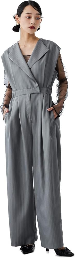 Amazon | [niana] スタンドアウトカラーオールインパンツ パーティー