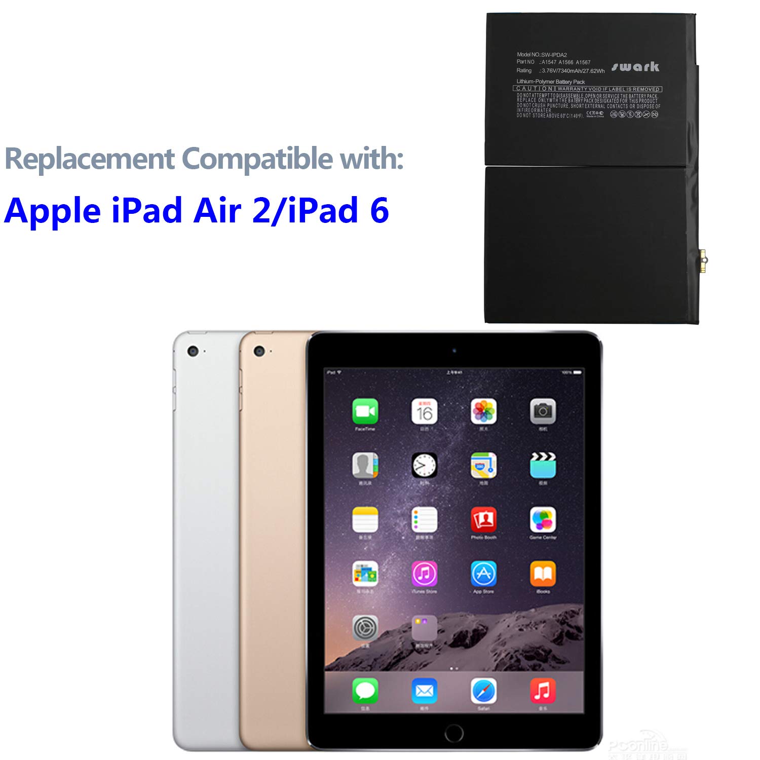 Amazon.com: Swark Replacement A1547 Battery compatible with Apple