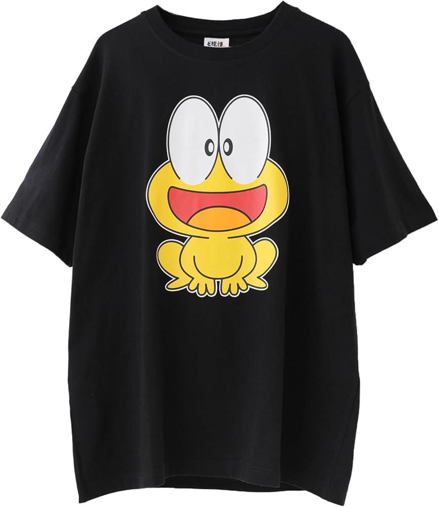 Amazon | Tシャツ (M-5L) ど根性ガエル メンズ レディース キャラT