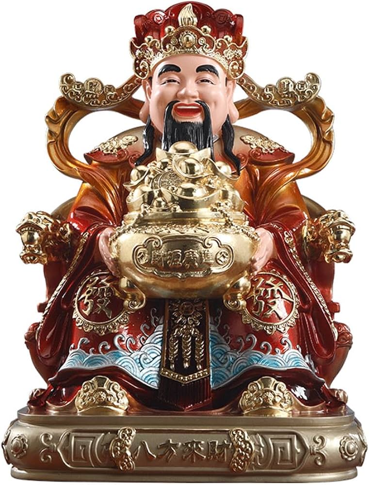 Amazon.co.jp: 中国風水の財神の置物仏像 -おくない風水の繁栄を象徴