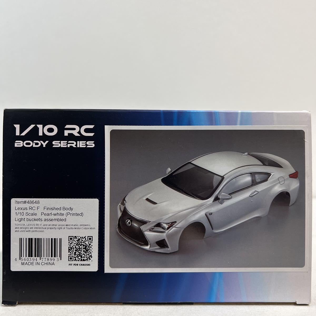 Amazon | killerbody 1/10 LEXUS RC F Pearl White Finished Body