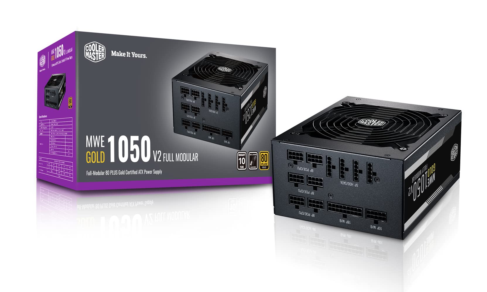 Amazon | Cooler Master MWE GOLD 1050 V2 1050W PC電源ユニット MPE