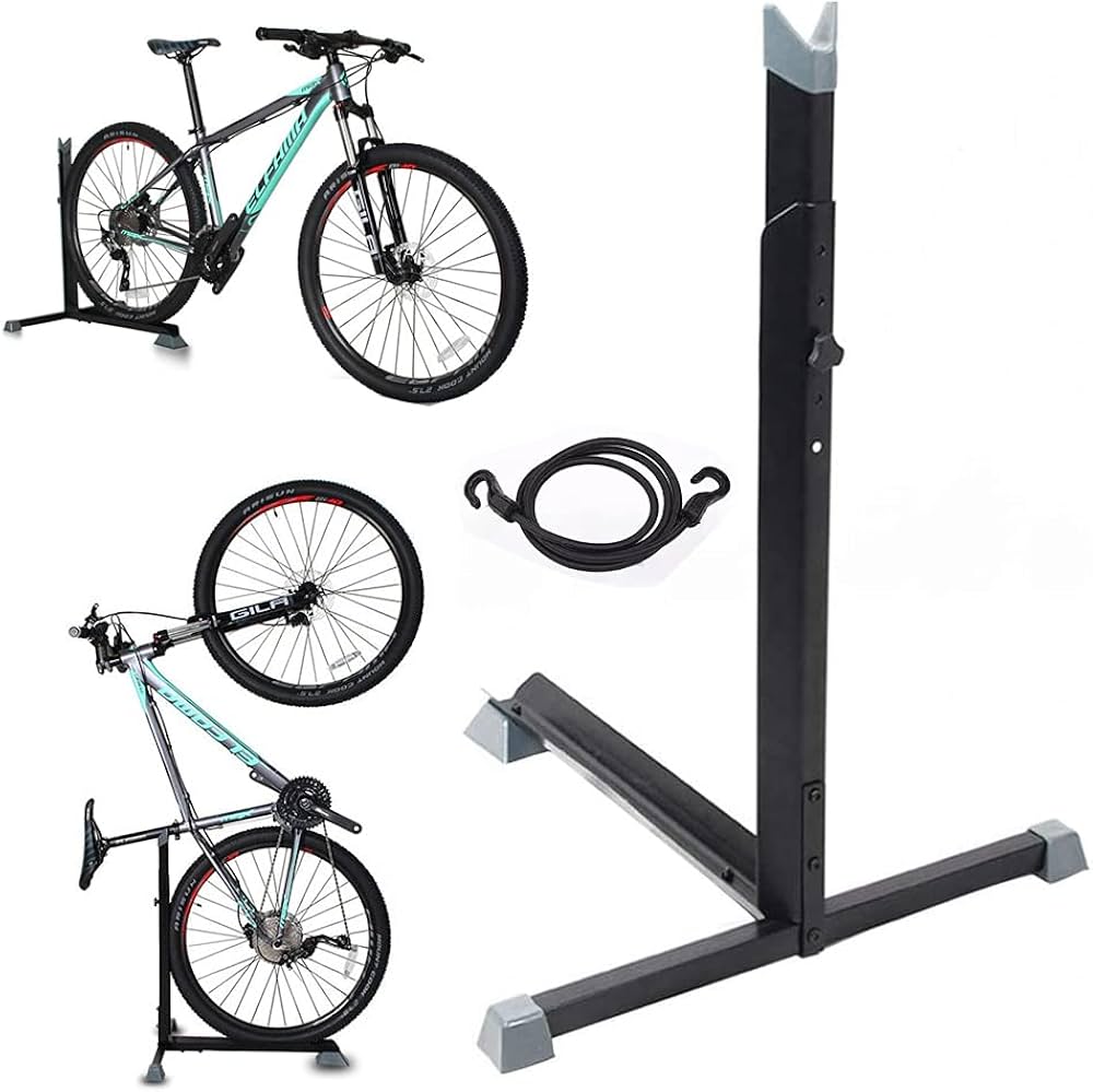 Amazon | 自転車 縦置きスタンド 縦置き ロードバイクスタンドクロス