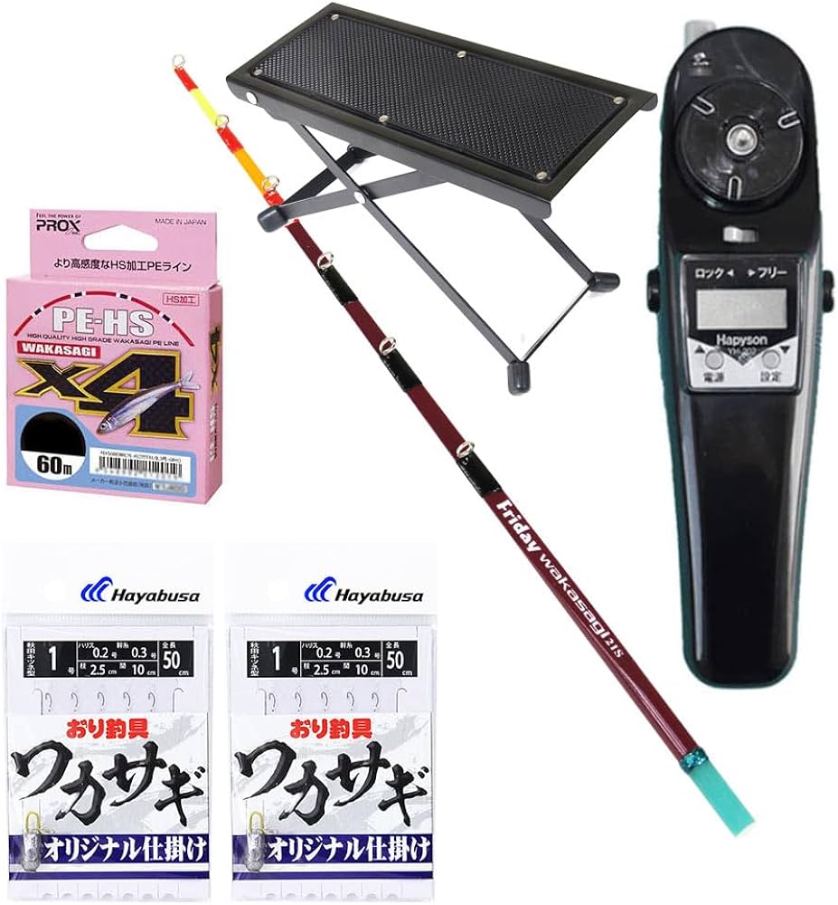 Amazon.co.jp: おり釣具 フライデー 電動 ワカサギ 5点セット